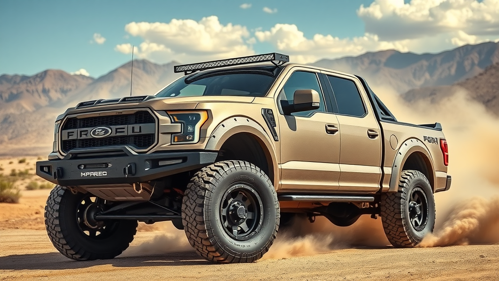 Lifted off-road truck with aftermarket wheels covered by lift kit warranty