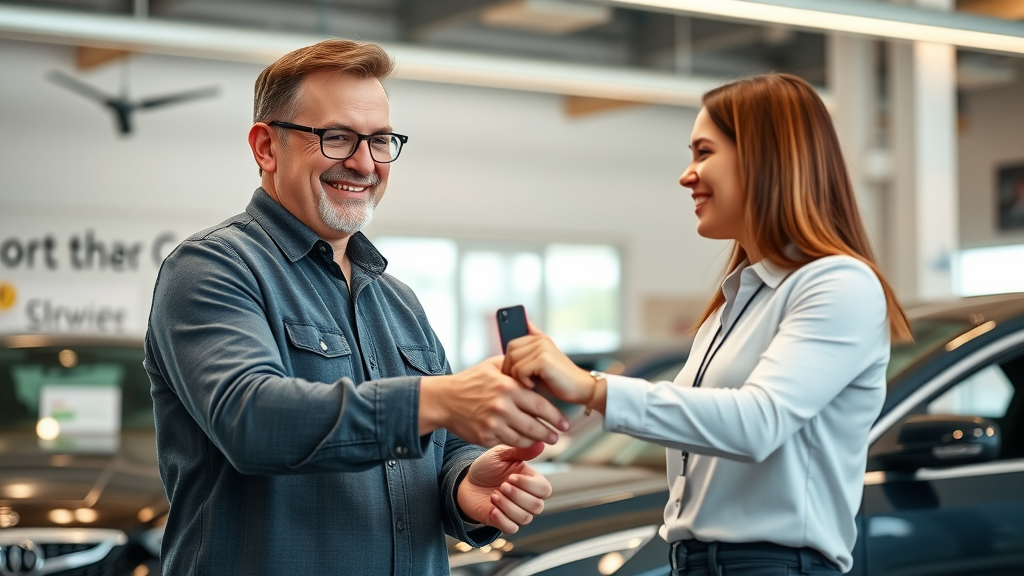 extended service contract faqs confident vehicle owner receiving car keys at dealership